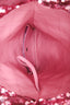 Pre-loved Chanel™ 24S Pink/Black Sequins Logo Shopping Tote