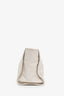 Pre-Loved Chanel™ 2016 White Glazed Leather Small Deauville Shopping Tote
