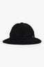 Pre-loved Chanel™ Black Cotton Wool Tweed Bucket Hat Size M