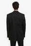 Versace Black Cotton Blend Suit Jacket Size 54 Mens