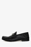 Gucci Black Moccasin Leather Horsebit Loafers Size 8 Mens