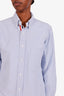 Thom Browne Blue Cotton Long Sleeve Button Down Shirt Size 1