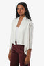 Herve Leger White Knit Shrug Cardigan Size S