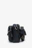 Pre-loved Chanel™ Black Leather Interlocking CC Logo Small Camera Bag with Strap