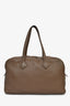 Hermès 2013 Etoupe Clemence Leather Victoria II Bag