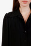 Saint Laurent Black Shirt Dress Size 38