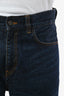 Burberry London Dark Denim Cuffed Wide Leg Jeans Size 34 Mens