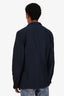 Comme des Garcons Blue Nylon Button Up Shirt Jacket Size L Mens
