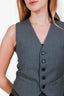 The Frankie Shop Grey Satin Vest Size XS