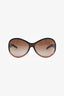 Pre-loved Chanel™ Vintage Brown Round Frame CC Sunglasses