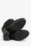 Bottines Prada en daim noir à lacets, pointure 5
