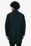 Dsquared2 Black Nylon Zip-up Long Jacket Size 48 Mens