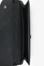 Christian Dior 2021 Black Ultramatte Leather Small Saddle Pouch with Chain