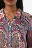 Ba&sh Multi-Colour Paisley Print Button Up Shirt Size 0