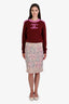 Pre-loved Chanel™ 2013 Short Sleeve Runway Pink/Multi Tweed Fantasy Skirt Size 42