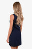 Theory Navy Blue Cotton Shift Sleeveless Dress Size 4