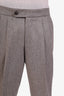 Hugo Boss Grey Wool Straight Leg Pants Size 32 Mens