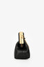Fendi Brown Nappa Leather Nano First Bag Charm with Chain GHW