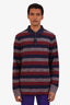 Missoni Multicolour Striped Long Sleeve Polo Shirt Size XL Men's