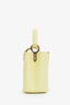 Louis Vuitton Yellow Taurillon Leather Enameled Chain Mini Capucines