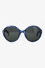 Gucci Blue Round Sunglasses