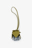 Green/Blue Leather Flower Bag Charm