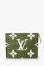 Louis Vuitton 2019 Khaki Green/White/Beige Giant Monogram Toiletry Pouch 26