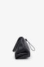 Bottega Veneta Black Leather Trine Envelope Clutch