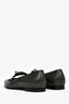 Hermès Green Leather Kelly Mary Jane Flats Size 38