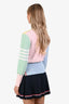 Thom Browne Multicolour Cotton Four Bar Cardigan Size 40