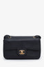 Pre-loved Chanel™ 2026 Black Grained Calfskin Mini Flap Bag
