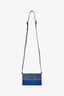 Prada Blue Leather and Nylon Wallet on Strap