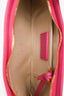 Jacquemus Pink Suede 'Le Bisou Cadenas' Shoulder Bag