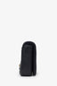 Burberry Black Leather TB Monogram Wallet on Chain