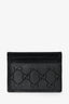 Gucci Black Coated Canvas Card Holder