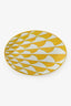 Hermès Yellow/White Ceramic Soleil d’Hermès Oval Platter Medium Model
