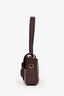 Miu Miu Dark Brown Leather Penny Shoulder Bag