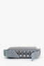 Alexander Wang Blue Nubuck Leather Mini Ricco Crossbody Bag