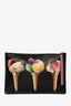 Dolce & Gabbana Black/Multicolour Ice Cream Design Pouch