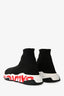 Balenciaga Black Technic Sock Sneakers Size 8
