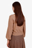 Frame Brown Cashmere Cropped Cardigan Size XS