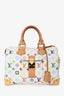 Louis Vuitton 2003 White Multicolour Murakami Speedy 30 Bag