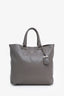 Prada Grey Soft Calf Leather 'Bauletto' Crossbody Bag