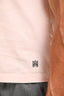 Amiri Peach-Pink Cotton Logo T-Shirt Size S Mens