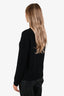 Prada 2020 Black Wool Logo Crewneck Sweater Size 38