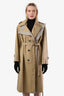 Maison Margiela 2019 Beige Deconstructed Trench Coat Size 40