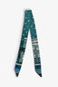 Hermès Vert Cypress/Blue Silk Candy Doll Twilly