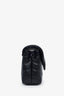 Saint Laurent Black Leather Toy LouLou Puffer Crossbody