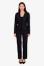 Diane von Furstenberg Grey Wool Two Piece Suit Size 4