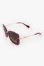 Miu Miu Fuchsia Square Sunglasses